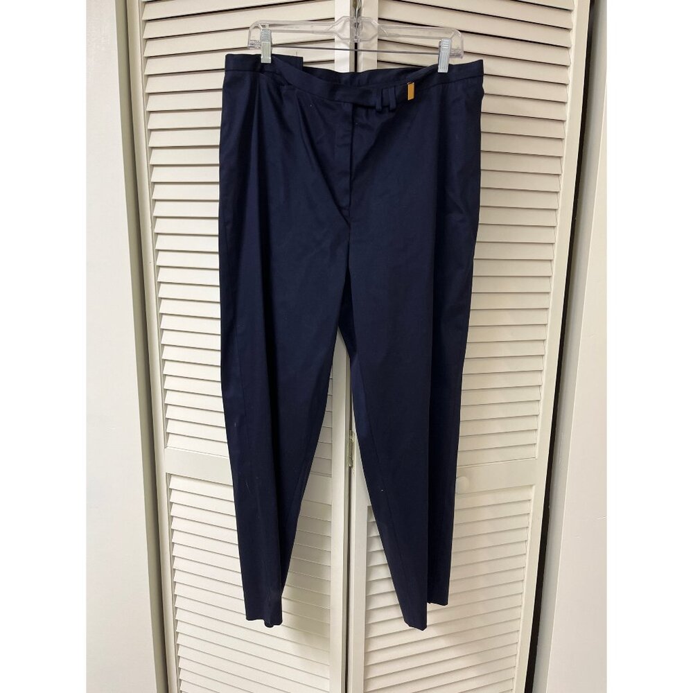 Ralph Lauren Navy Blue Dress Pants 16 1X Cotton